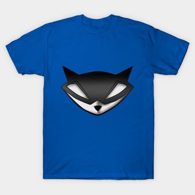 Black Sly Cooper Symbol T-Shirt by PocketLocket